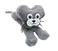 Дразнилка для собак "Мышка" с ручкой