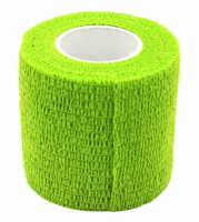 Valta Care Premium бинт самофиксирующийся c горьким вкусом 5 см х 450 см, зеленый