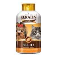 RolfClub KERATIN+Beautiful, шампунь для длинношерстных кошек и собак, 400 мл.