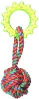 Игрушка для собак "Верёвка-плетёный мяч, кольцо", 200мм, Triol