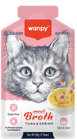 Wanpy Cat Пауч для кошек "Бульон" с тунцом и креветкой 50 г