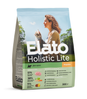 Elato Holistic Lite сухой корм д/котят и кормящих кошек с КУРИЦЕЙ и ИНДЕЙКОЙ (300 гр)