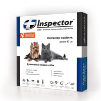 Inspector Инспектор ОШЕЙНИК д/кошек и мелких собак внут. и нар. параз. I214 1*30