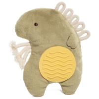 Триол Игрушка для собак мягкая "Динозаврик с тренажером для зубов", Triol