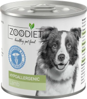 Zoodiet Корм диетический для собак Ягнятина гипоаллергенный 240 г консервы