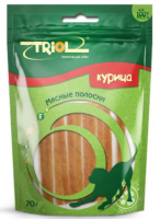 Триол Мясные полоски из курицы, 70 г. [уценка]