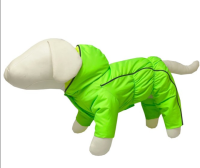 Комбинезон для собак на синтепоне неон/лайм [кобель] OSSO (размер 28)