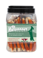 Грин Кьюзин Лакомство для собак ИНТЕЛЛЕКТ, Сушеное утиное мясо на сурими,ПОШТУЧНО