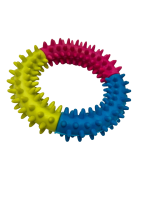 Игрушка д/с "Кольцо с шипами" цветное 11 см TPRX026