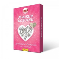 Cliny Мягкие коготки, жемчужно-белые, 40 шт.
