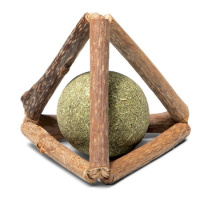 Игрушка для кошек из мататаби "Треугольник с кошачьей мятой", 50мм, серия NATURAL