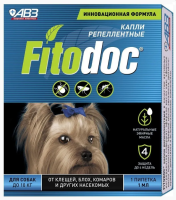 АВЗ Fitodoc Капли д/собак репеллентные 1пипетка (до 10кг 1мл)