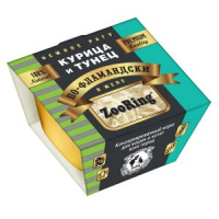 ЗооРинг Консервы для всех пород кошек и котят Нежное рагу в желе по-фламандски Курица и Тунец, 75 г