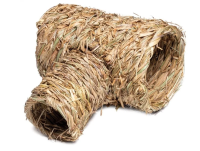 Домик NATURAL для мелких животных из луговых трав "Труба", 290*250*160мм