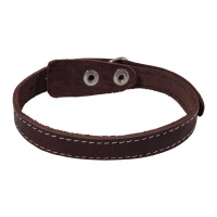 Ошейник кожаный безразмерный, 25мм580мм