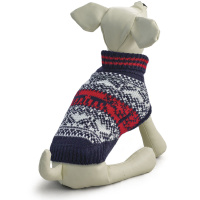 Cвитер "Орнамент" черно-белый (размер XS 20 см)