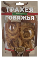 Деревенские лакомства Трахея говяжья с мяс/курицы д/с 50г