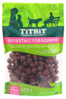 Титбит Крокеты с говядиной для собак всех пород 370 г. - XXL выгодная упаковка
