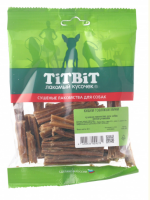 TiTBiT Кишки говяжьи, мини, 45 г., 4 см [уценка]