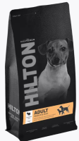 АКЦИЯ 1+1 Hilton сухой корм д/собак средних и крупных пород с чувств. пищеварением Индейка/рис, 1 кг