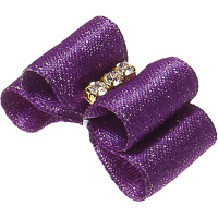 Бантик [пара] двойной объёмный, 3 см * 1,5 см, "Ностальжи" 18321