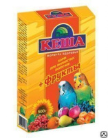 Кеша Корм для волнистых попугаев фрукты 500 г.