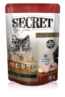 Secret Life Forse Влажный корм для кошек курица в соусе 85 г.