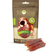 0733 Молина д/собак Утиная грудка 80гр