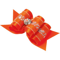 Бантик [пара] тройной объёмный, 5 см * 2 см, "Ностальжи" 18310