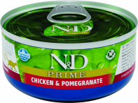 Farmina N&D Cat Prime консервы курица с гранатом 70 г