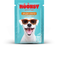 МУНСИ Пауч д/собак "ИНДИ КАНТО" индейка с грушей, 80 гр *25