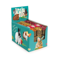 Little One Палочка из луговых трав с топпингом, ассорти (морковь, календула, роза), 85 г ПОШТУЧНО