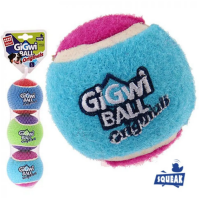 GiGwi BALL Originals Игрушка для собак Три мяча с пищалкой 8см