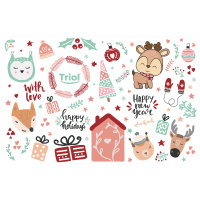 Коврик под миску "Праздник", 430*280мм, серия NEW YEAR ТРИОЛ