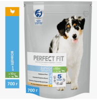 Перфект Фит сух. для щенков средних и крупных пород собак с курицей (700 гр)