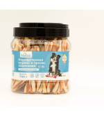 BIOHAUS Лакомство для собак Перекрученная курица и треска полосками 750 г. ПОШТУЧНО