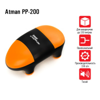Компрессор Atman PP-200 супертихий для аквариумов до 150 литров, 150 л/ч, нерегулируемый