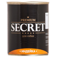 Secret Премиум консервы для собак индейка, 850 г.