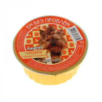 Ем без проблем паштет для собак, говядина, курица, индейка 125 г.