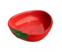 Миска керамическая для мелких животных "Клубника", 0,05л