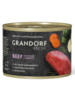 GRANDORF FRESH Консервы для собак паштет из говядины с цукини и морковью 200 г