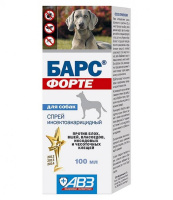 Агроветзащита Спрей Барс Форте д/собак 100мл. п/б АВЗ