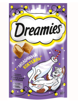 Dreamies лакомые подушечки молочный коктейль (60 гр)