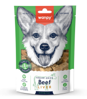 Wanpy Dog Сублимированное лакомство для собак "Говяжья печень" 40 г