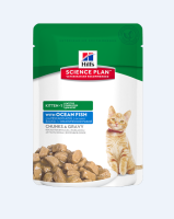 Hills пауч 85гр д/котят рыба 2113*12 [уценка]