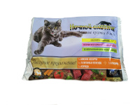 Ночной охотник влажный корм для кошек в желе, мясное ассорти+телятина+ягненок+курица в подарок, 3+1 по 85 г.