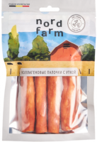 NORD FARM Коллагеновые палочки с уткой. 13-15 мм/шт. 90 г