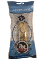 JackPet Брусочки из кожи трески 3х3см 40г
