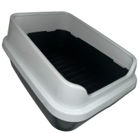 Туалет СИМА ЛЮКС с сеткой+борт [серый] (серый)