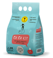 СИ-СИ КЕТ наполнитель комкующийся для кошек, 5,3 л.